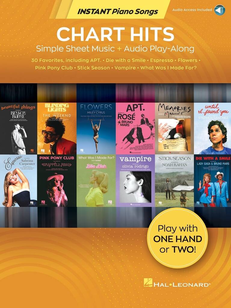 Chart Hits - Instant Piano Songs